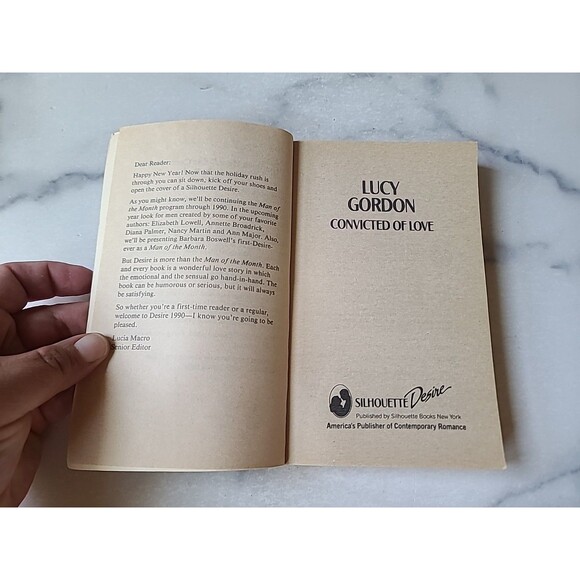 Convicted Of Love By Lucy Gordon Paperback - Picture 3 of 10